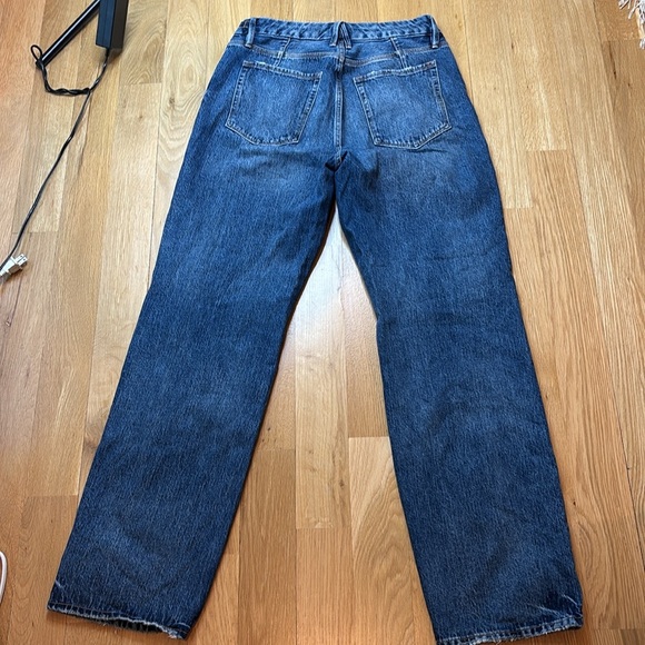 Good American Jeans 90s Blue Straight Jean Size 28 - Picture 4 of 7